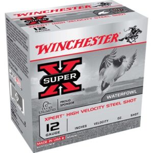 Winchester Super X Waterfowl 12 gauge ammo box.