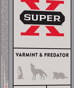 Winchester Super-X varmint predator ammunition box.