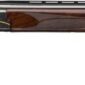 Side view of a wooden hunting rifle.
