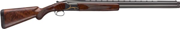 Double-barrel shotgun with wooden stock