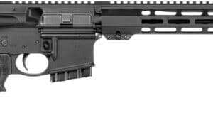 Semi-automatic rifle with black finish