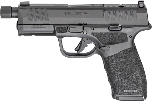 ghcp9449btosp left.jpg Black semi-automatic handgun with textured grip
