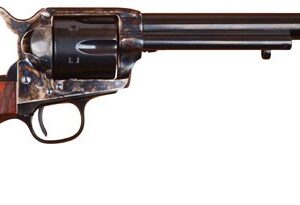 Classic revolver with wooden grip