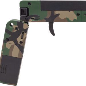 Camouflage folding cell phone-shaped gun toy