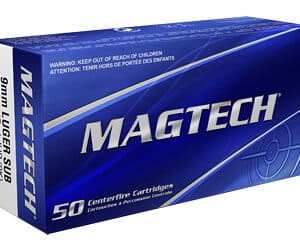 Magtech 9mm Luger 50 cartridges box