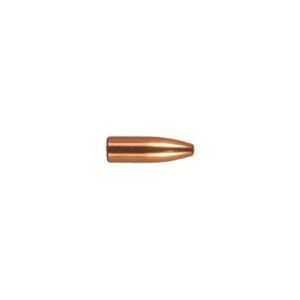 Copper bullet on white background