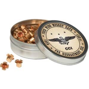 Tin of CCI four wing musket caps