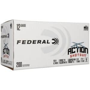 Federal 12-gauge shotgun ammo box, 200 cartridges