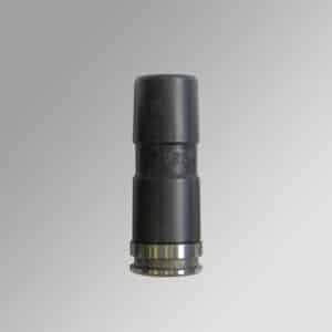 Black automotive tool with metallic base