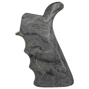 Textured gun grip with ergonomic design