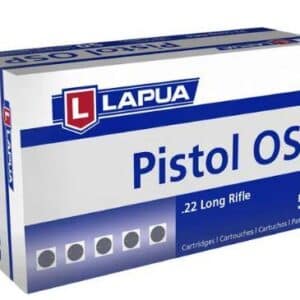 Lapua Pistol OSP .22 Long Rifle ammunition box