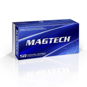 Magtech ammunition box, 50 centerfire cartridges