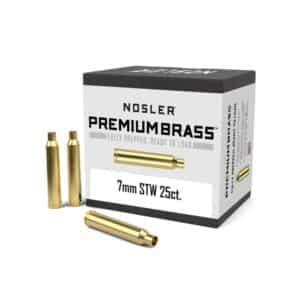 Nosler 7mm STW brass ammunition box