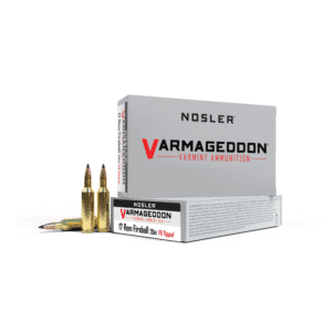 Nosler Varmageddon ammunition with bullets