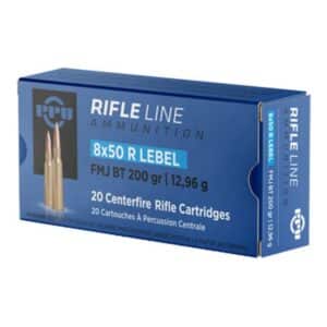 PPU Rifle Line 8x50 Lebel ammunition box