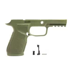 Olive gun frame with small parts included.