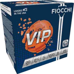 Fiocchi VIP 20 Gauge Shotshells Box