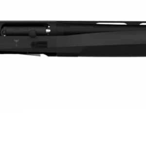 Black shotgun side view on white background
