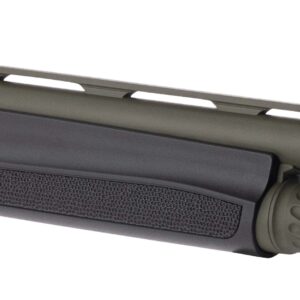 Olive green shotgun, side view