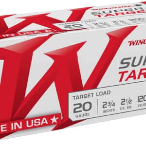 Winchester Super-Target 20 gauge ammunition box.