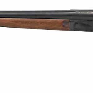 Double-barrel shotgun with wooden stock