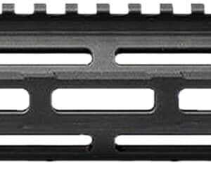 Black tactical handguard with rail slots.