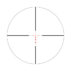 Rifle scope crosshair with red center markings.