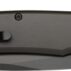 Black folding knife with pocket clip.
