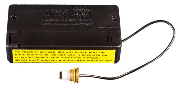 AimShot laser bore sight with external battery
