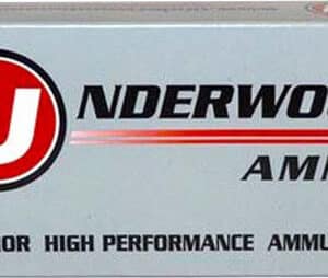 Underwood Ammo box with performance ammunition slogan.
