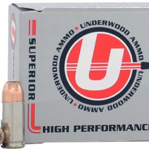 Underwood Ammo high performance ammunition box and bullets.