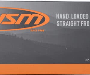 HSM ammunition box, hand-loaded accuracy from Montana.