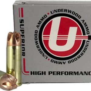 Underwood Ammo box with high-performance bullets.
