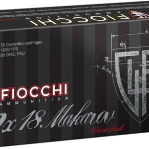 Fiocchi 9x18 Makarov ammunition box