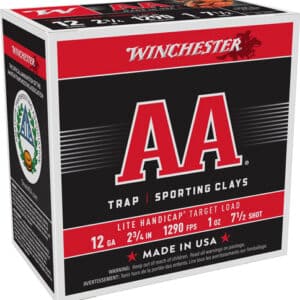 Winchester AA trap sporting clays ammunition box