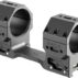 Black precision scope mount with dual rings