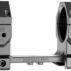 Tactical rifle scope mount, dual-ring design, adjustable.