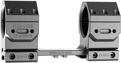 ad0015 profile 1.jpg Tactical rifle scope mount, dual-ring design, adjustable.