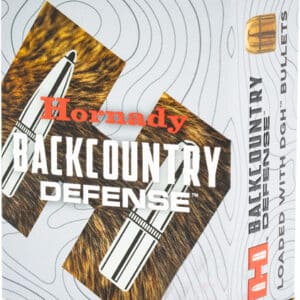Hornady Backcountry Defense ammunition package