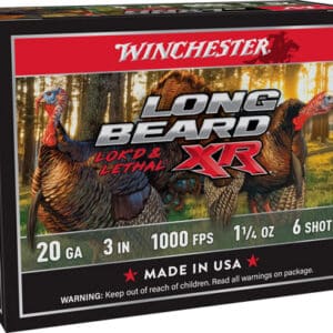 Winchester Long Beard XR turkey hunting ammunition box.