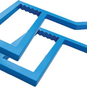 Blue tile leveling clip tool for flooring alignment
