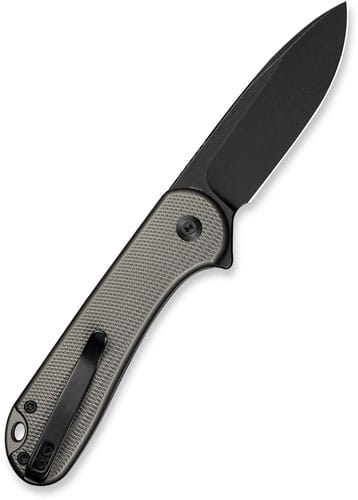 c18062pd1 open clip.jpg Folding pocket knife with textured handle