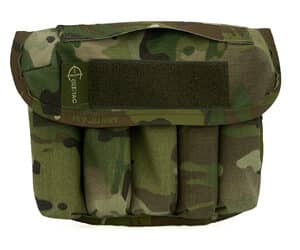 Camouflage tactical pouch with Velcro closure