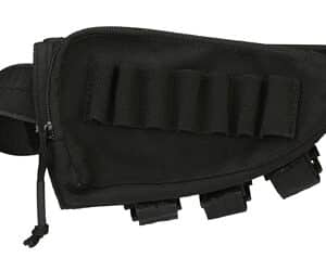 Black tactical rifle cartridge holder pouch