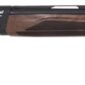 Semi-automatic shotgun with wooden stock and barrel.