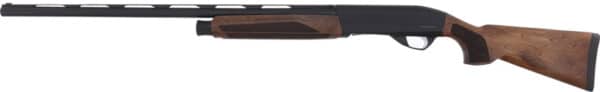 geu22028pgm left.jpg Side view of a wooden shotgun.