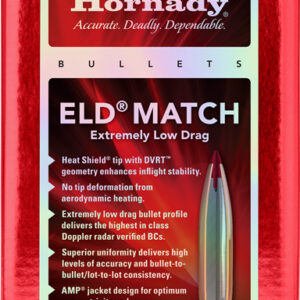 Hornady ELD Match bullets packaging description