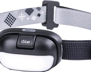 LED headlamp with adjustable strap