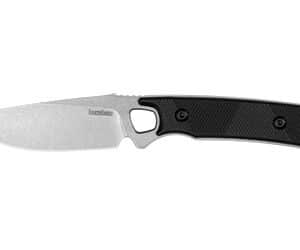 Black handle folding pocket knife