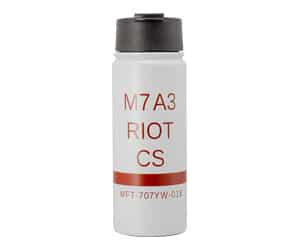 M7A3 CS riot control gas canister